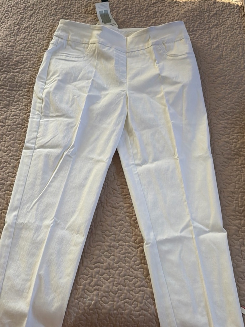 Ruby Rd. White Ankle Pants